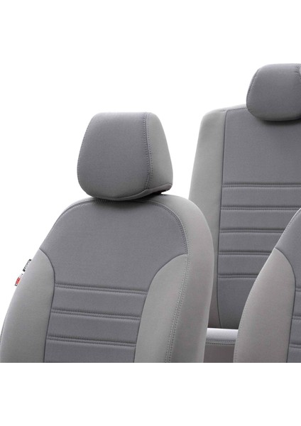 Seat Toledo 2012-2017 Özel Üretim Koltuk Kılıfı Original Design Gri