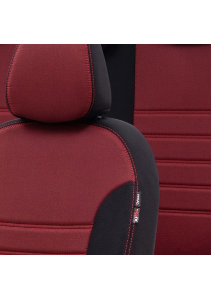 Seat Altea Xl 2004-2015 Özel Üretim Koltuk Kılıfı Original Design Bordo - Siyah