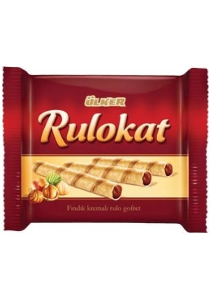 Rulokat Gofret Fındıklı 42 gr X 12