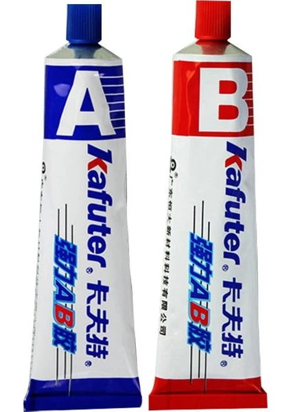 A-B Glue 2 Li Kafuter Metal Plastik Cam Ahşap Çok Güçlü Yapıştırıcı 70 gr