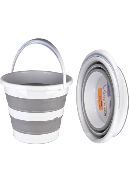 Bebek ve Çocuk Katlanır Su Kovası Gri(12,8 Litre), Banyo Kovası (SK-315) modelleri