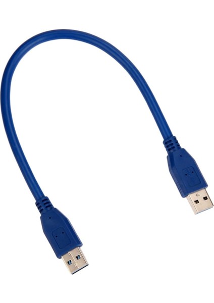 USB 3.0 Erkek Erkek Kısa USB Kablo 30 cm