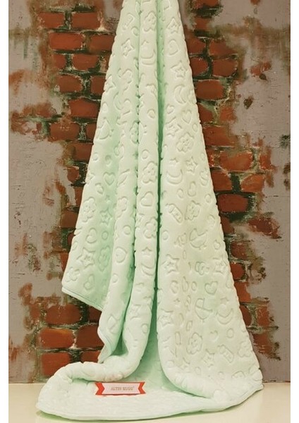- Mint Peluş Bebek Battaniyesi |100X120
