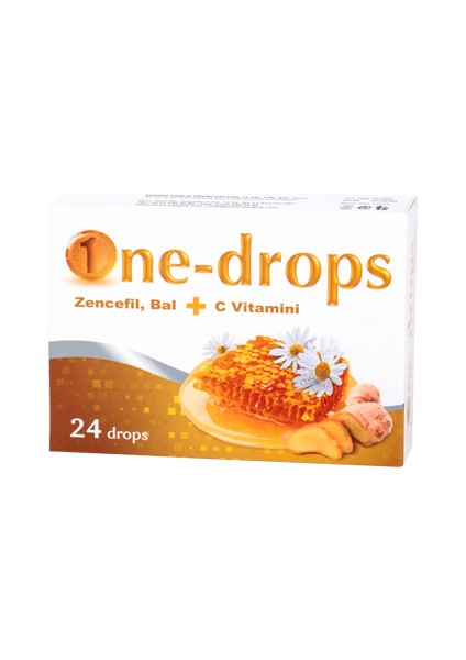 One-Drops Zencefil, Bal + C Vitamini 24 Drops