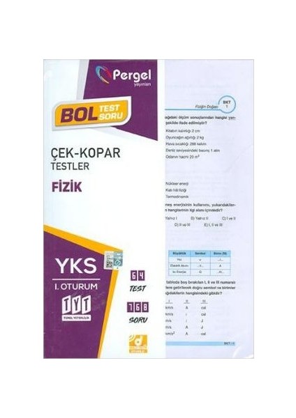 Pergel Yayınları TYT Fizik Yaprak Test