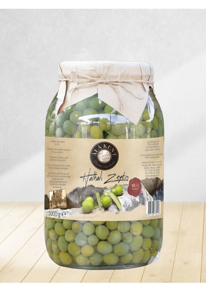 3 kg Halhalı Zeytin