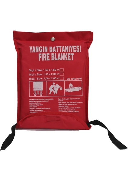 Fire Blanket Yangın Battaniyesi 150 x 180 cm