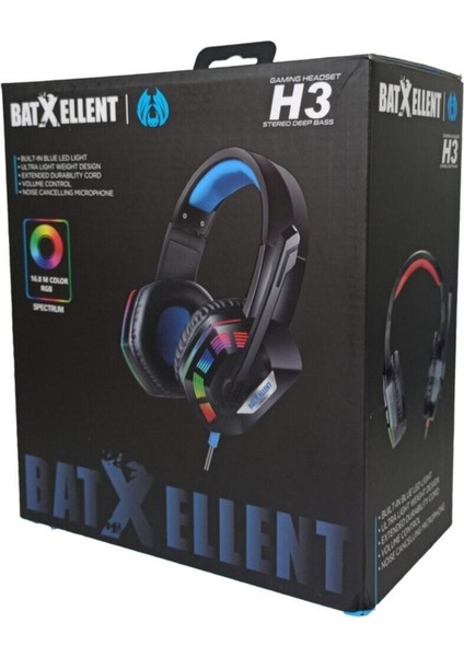 H3 RGB Mikrofonlu Oyuncu Kulaklığı