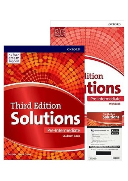 Solutions Third Edition Pre-Intermediate - Student's Book-Workbook-Access Code