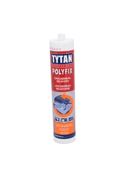 Tytan Professıonal Polyfıx Unıversal Sılıkon 280GR Beyaz W01