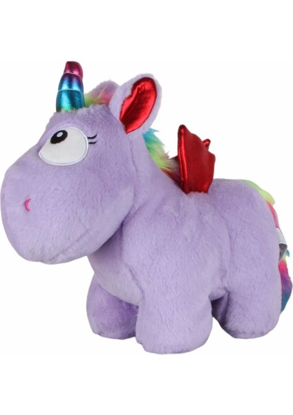 Mor Tombul Boynuzlu At Unicorn Peluş Oyuncak 30 cm modelleri