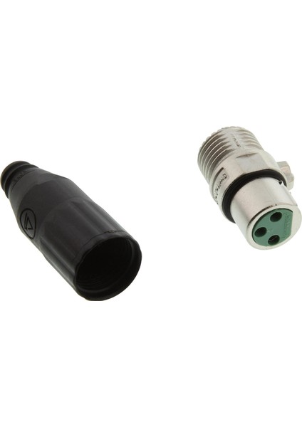 AAA3FPZ Xlr Dişi 3-Pin Siyah Plastik Kapak Konnektör 10’lu Paket