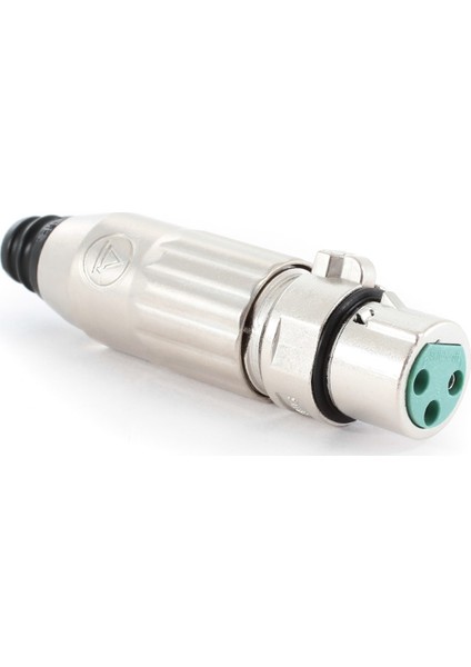 AAA3FZ Xlr Dişi 3-Pin Metal Kapak Konnektör 10’lu Paket