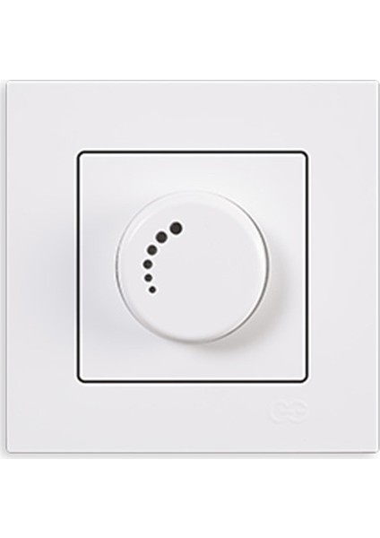 Eqona Fildişi Dimmer 1000W - Çerçevesiz