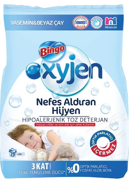 Oxyjen Toz Deterjan 3 kg