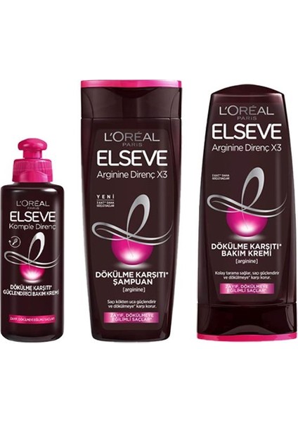 Arginine Direnç Saç Bakım Seti 3'lü