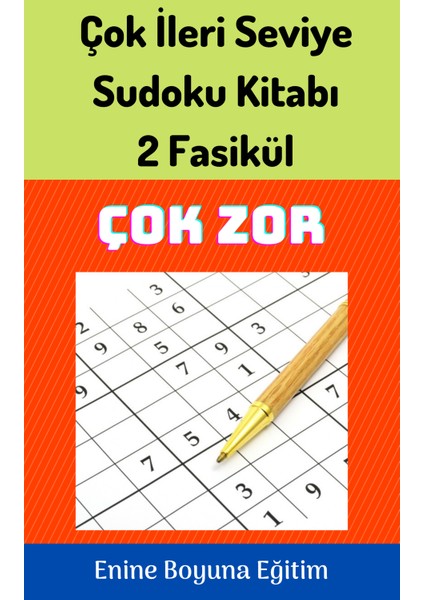 Sudoku Çok İleri Seviye Bulmaca Kitabı (2 Fasikül)