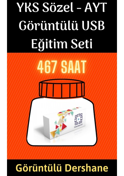 2025 YKS Sözel Görüntülü USB Eğitim Seti