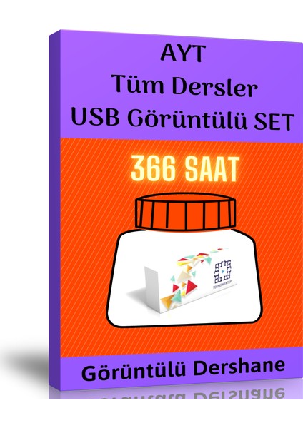 AYT Tüm Dersler Görüntülü USB Eğitim Seti