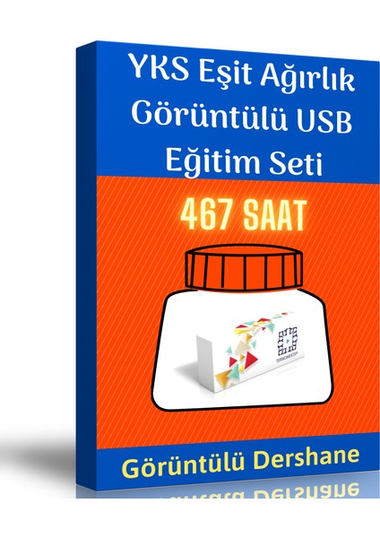 2025 YKS Eşit Ağırlık Görüntülü USB Eğitim Seti