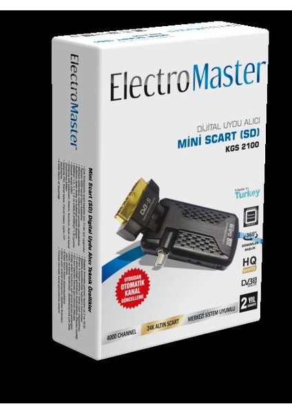 KGS-2100 Mini Scart Uydu Alıcı Tkgs Destekli fiyatları