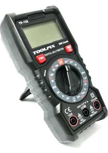 Toolfıx TF133 Işıklı Dijital Multimetre