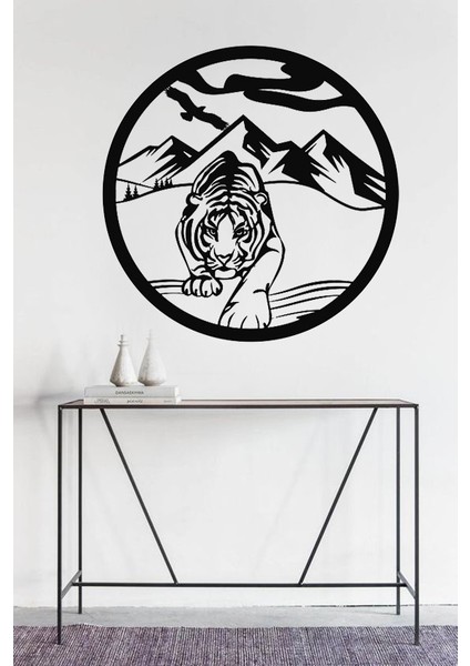 Kaplan Dağ Dekoratif Ahşap Mdf Tablo