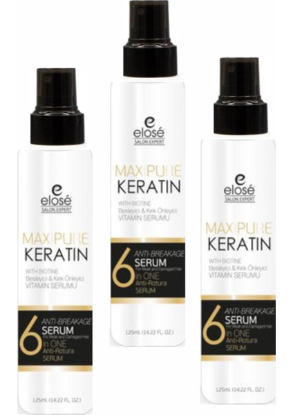 Keratin Saç Seumu 250 ml x 3'lü