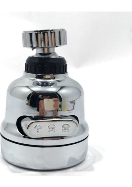 Tasarruflu Oynar Başlık Krom Eviye Musluk Spiral Batarya Ucu 3 Fonksiyonlu fiyatları