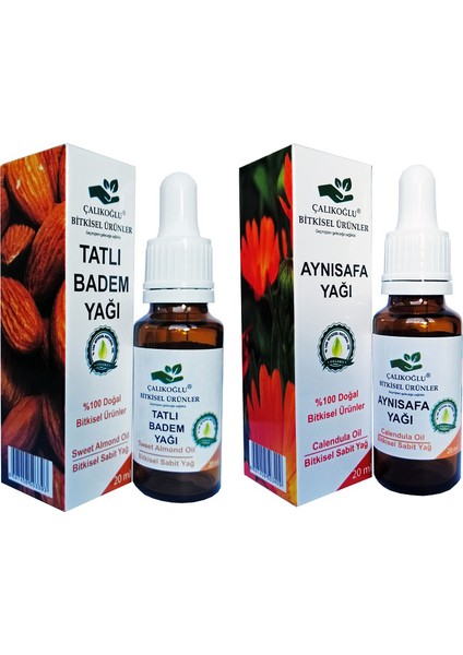 Tatlı Badem Yağı + Aynısefa Yağı 2'li Avantaj Paketi 40 ml