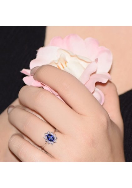 1.15 Ct Safir Pırlanta Yüzük fırsatları