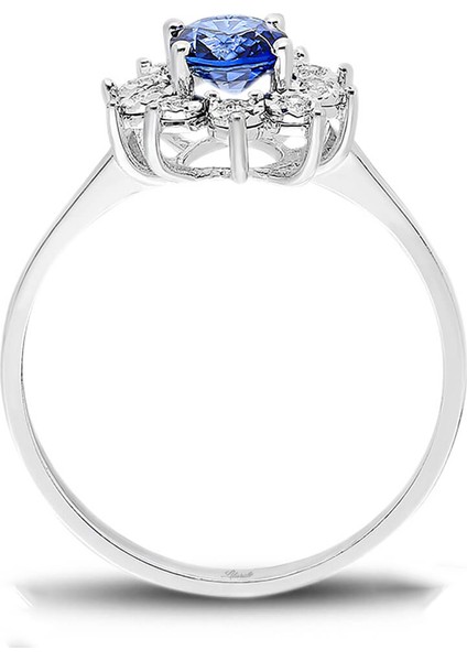 1.15 Ct Safir Pırlanta Yüzük fiyatları