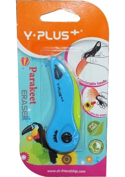 EX1301 Parakeet Eraser With Cover Silgi