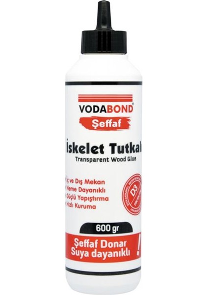 Şeffaf Iskelet Tutkalı D-3 600GR - 8680838010871