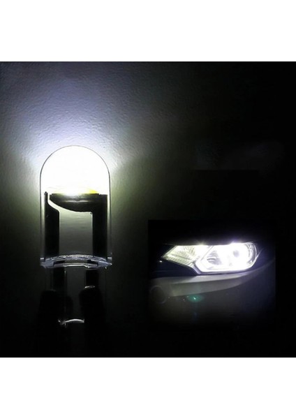 T10 LED Ampül Yeni Nesil 12V 5W Beyaz Renk 2 Adet