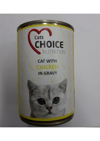 Cat Choice (Chicken) Tavuklu Kedi Konservesi 400 gr