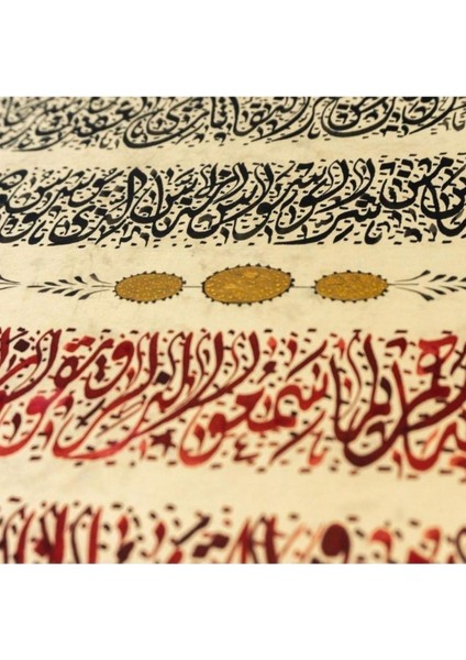 Pazar Hüsn-I Hat 100X35 cm Çerçevesiz Ayet-El Kürsi,fatiha,ihlas,felak,nas,nazar,şifa Ayetleri fiyatları