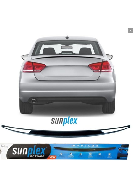Passat B6 B7 B8 Bagaj Üstü Spoiler Piano Black Enjeksiyon Baskı