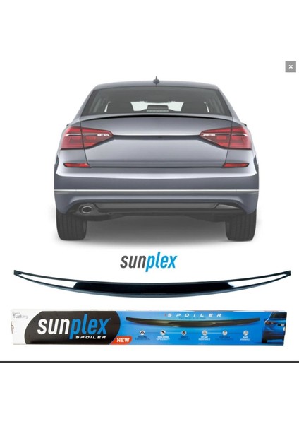Passat B6 B7 B8 Bagaj Üstü Spoiler Piano Black Enjeksiyon Baskı