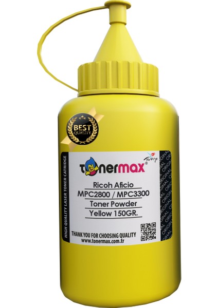 Ricoh Aficio MPC2800 Toner Tozu Sarı/ MPC3300