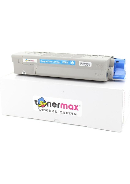 Oki C612 46507519 / C612 / C612N / C612DN Mavi Muadil Toner