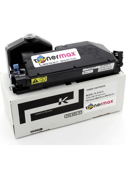 Kyocera TK-5140 Bk / M6030 / M6530 / P6130 Siyah Muadil Toneri