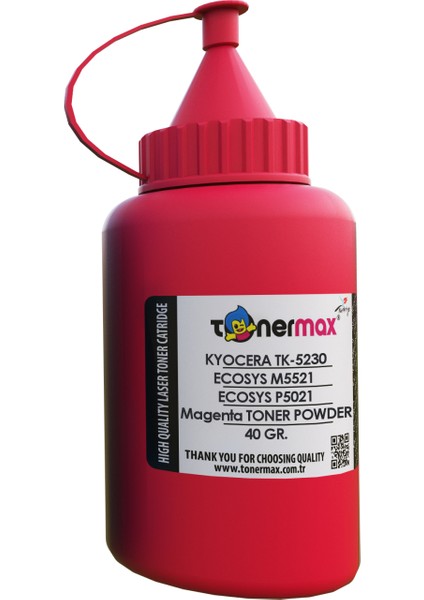 Kyocera TK-5230 Toner Tozu Kırmızı / Ecosys M5021 / M5521