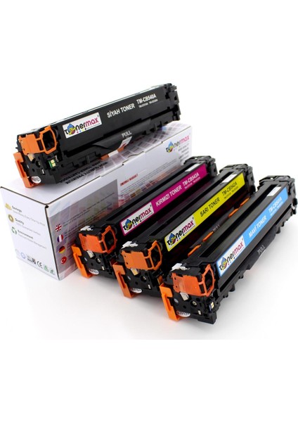 HP 125A Muadil Toner Set / CP1215 / CP1515 / CM1312 / CB540A fiyatları