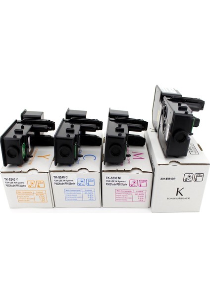 Kyocera TK-5240 Set Muadil Toneri / Ecosys M5526 / P5026 fiyatları