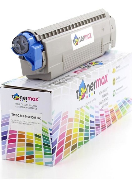 Oki 44643007 Mavi Muadil Toner / C801 / C821 modelleri