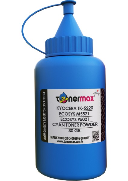 Kyocera Mita TK-5220 Mavi Toner Tozu/ Ecosys P5021 / M5521