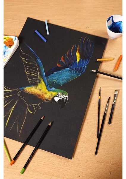 Paint-On Karışık Teknik Siyah Blok A4 fiyatları