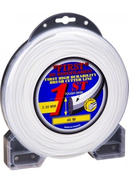 Misina 3.5 mm 46 Metre 6 Köşe Beyaz