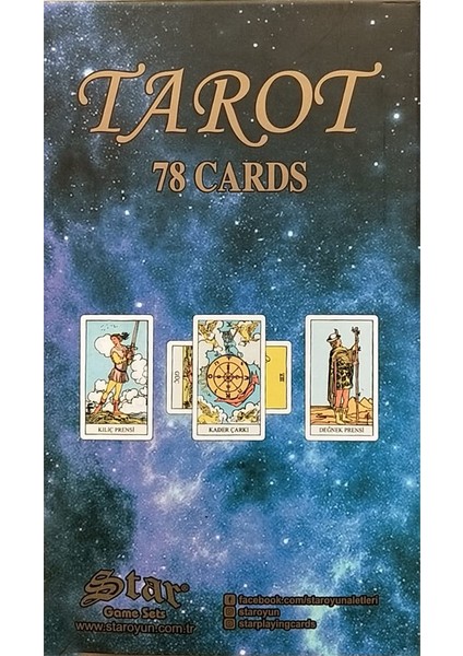 Tarot Kart Seti 78 Kart